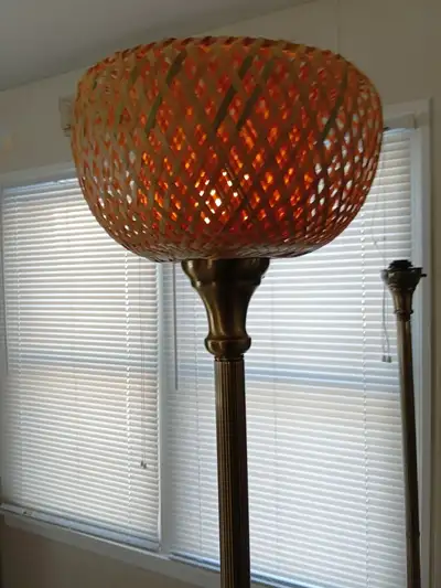 Rattan Torchiere, View more