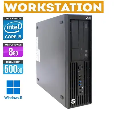 Hp Z230 SFF,Core i5 4gén,8GB,500GB, Windows 11 pro, View more