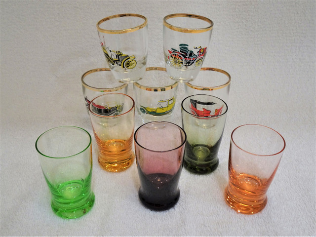 Cool Auto Glasses from the mid-1960s - Shot Time! in Kitchen & Dining Wares in Oshawa / Durham Region - Image 3