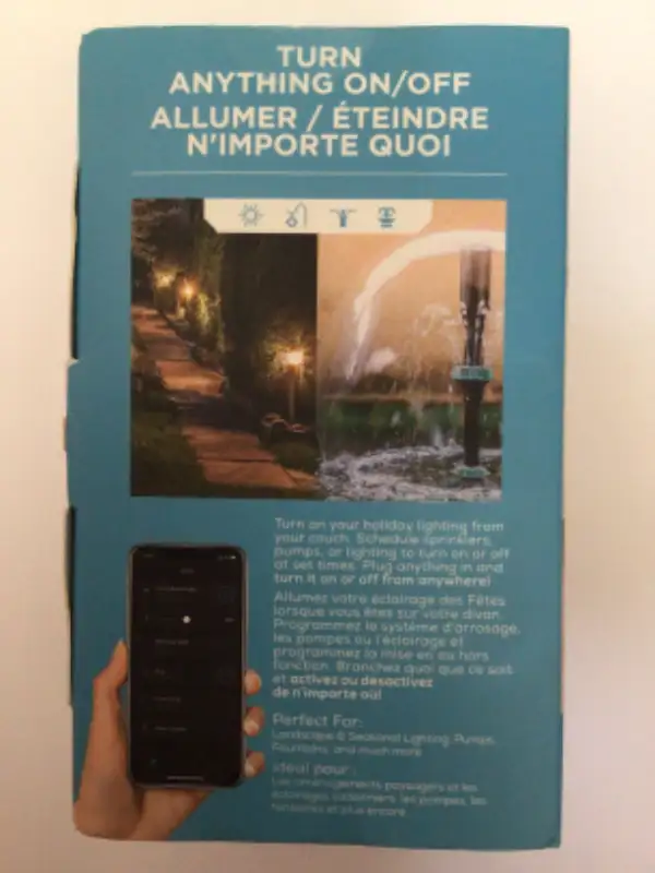 BRAND NEW SMART WI-FI OUTDOOR PLUG in Outdoor Lighting in City of Toronto - Image 4