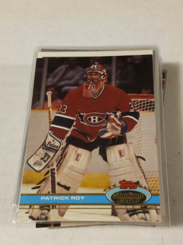 Hockey Cards Lot of 53 Mint Patrick Roy Montreal Canadians,Col in Arts & Collectibles in Trenton