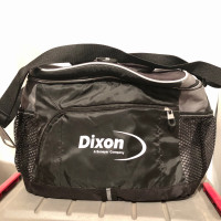 Gemline Soft Sided Insulated Cooler Bag 6 Cans Dixon Black EUC