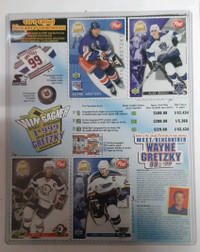 Panneau Boîte Post Céréales Wayne Gretzky Cartes Hockey