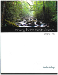 Biology for Pre-Health Science GBIO 100 Humber 9780176782757