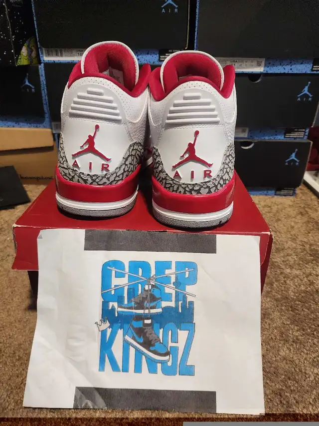 jordan 3 cardinal red sz11 in Men's Shoes in City of Toronto - Image 3