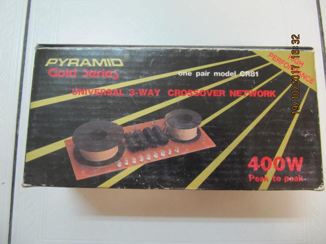 Classic Pyramid Gold Series Model CR81 3 Way Crossover Circa1984 in Speakers in Mississauga / Peel Region