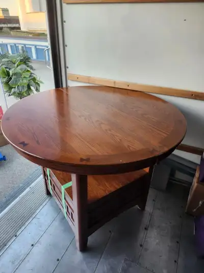 Mennonite Dining Table and Chairs - Bar Height, View more