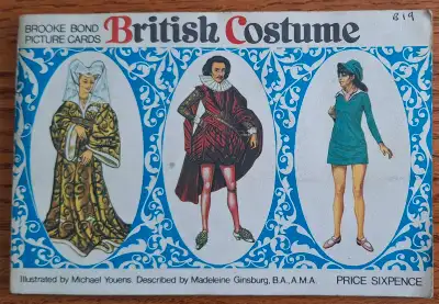 1967 Brooke Bond 50 Teacards in Album "British Costume" , View more