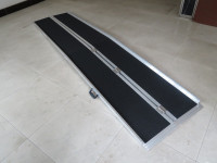 Portable Wheelchair Ramps, Aluminum 2ft - 10 ft, anti slip tape