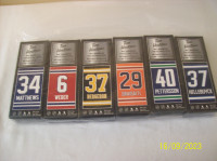 set of 6 mini hockey sticks #0647