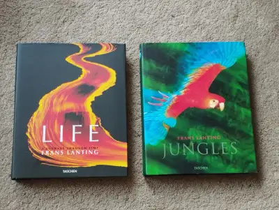 Two Photography Books by Frans Lanting - Life and Jungles, View more