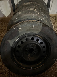 225/65/17 dodge winter rims and studded tires