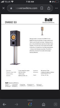 B&w speakers 602s3