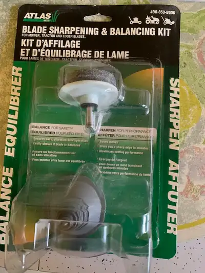 lawn mower blade sharpening kit., View more