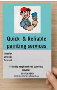 Affordable painting services. Call Raj 9054098540