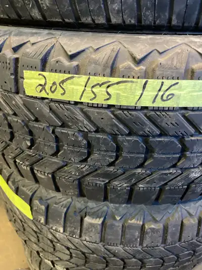USED WINTER TIRES 14-16 inch SET OF 4 $150 tax included !!!! We have NEW or Used tires sizes up too...
