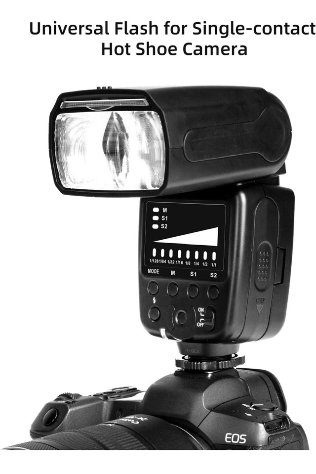 PHOTOOLEX FK300 Camera Flash Speedlite for Canon Nikon Sony Pana in Cameras & Camcorders in Hamilton - Image 2