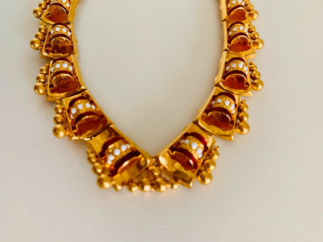 22K Gold Mina Necklace in Jewellery & Watches in Calgary - Image 3