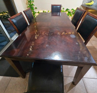 Dining Table with six chairs