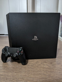 PlayStation 4 Pro Console 1TB with controller