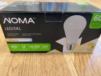 8 light bulbs - A19 medium base - 60 watt replacement  