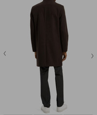 New Mens Theory Wool-Cashmere Coat (Saks receipt available)