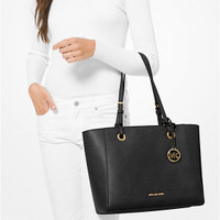 Michael Kors Walsh Medium Multifunction Saffiano Leather Tote