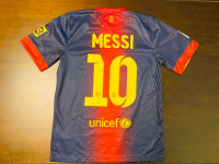 2012-2013 Vintage Barcelona FC Soccer Jersey - Lionel Messi - M