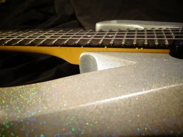Tagima K1 Guitar  Kiko Loureiro MasterLuthier Silver(sell/trade) in Guitars in City of Toronto - Image 11