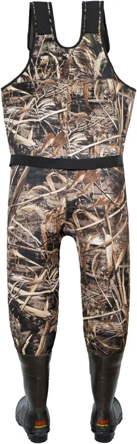 Hunting Waders with 1000G Insulation Rubber Boots US9 in Fishing, Camping & Outdoors in Markham / York Region - Image 3