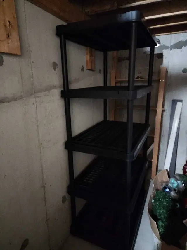 Black shelfing unit for sale in Bookcases & Shelving Units in Oakville / Halton Region - Image 2