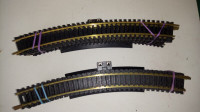 HO SCALE BRASS SECTIONAL TRAIN TRACK AND SWITCHES