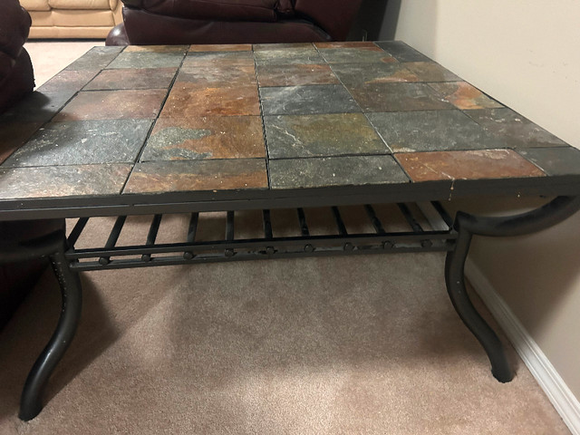 Square coloured metal Coffee Table in Coffee Tables in Red Deer