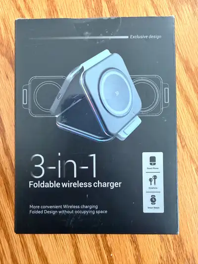 3 in 1 Foldable Wireless Charger, View more