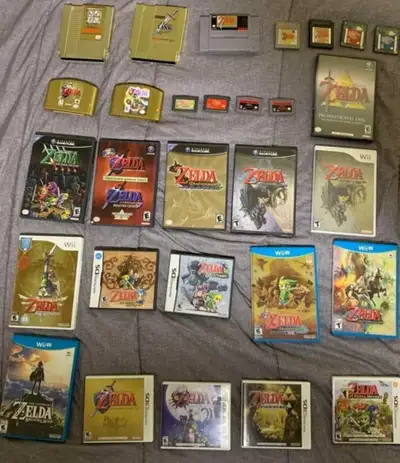 Zelda Games / NES, SNES, N64, GCN, Wii  GB, GBA, DS, 3DS, View more