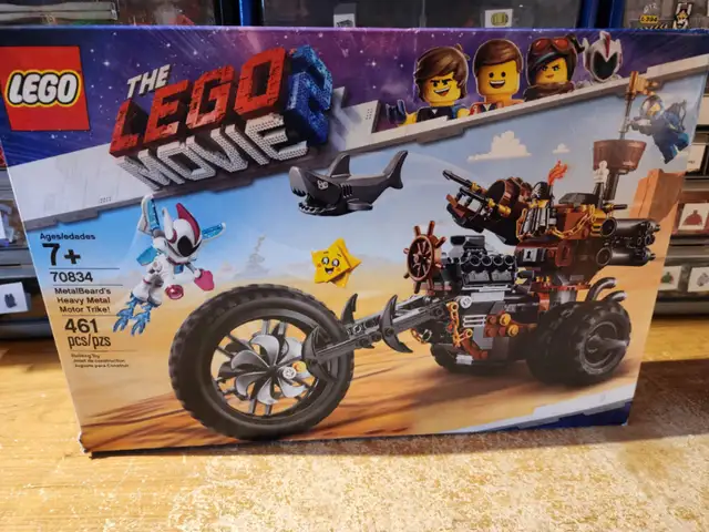 Lego THE LEGO MOVIE 70834 MetalBeard's Heavy Metal Motor Trike! in Toys & Games in Longueuil / South Shore - Image 2