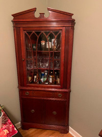 Corner Hutch/ Display Cabinet