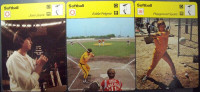 3 RARE OVERSIZED SOFTBALL SPORTS CARDS FROM 70'S (JOYCE, FEIGNER