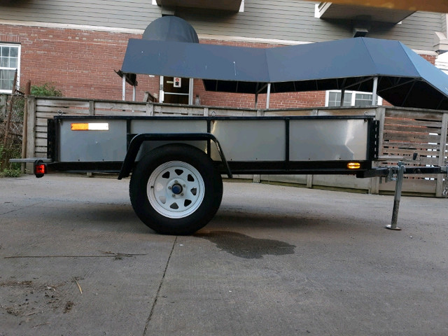 2018 Custom built 4x8 trailer w/extendable towbar - $1100  !! in Cargo & Utility Trailers in City of Halifax - Image 2