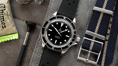 Yema Superman Slim with the new in house micro rotor movement! 39mm dive watch - Perfect sizing. Com...