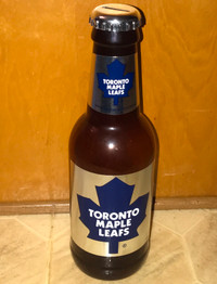 Toronto Maple Leafs Logo 14" Plastic Beer Coin Bottle Bank