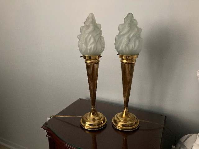 Deux lampes de chevet dans Éclairage intérieur et plafonniers  à Longueuil/Rive Sud - Image 2