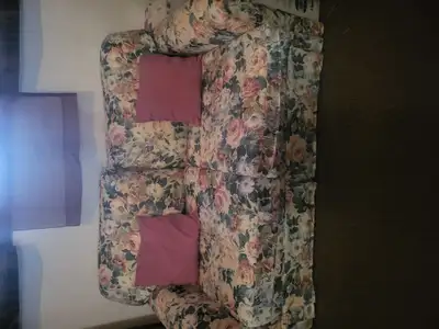 Free love seat and armchair, View more