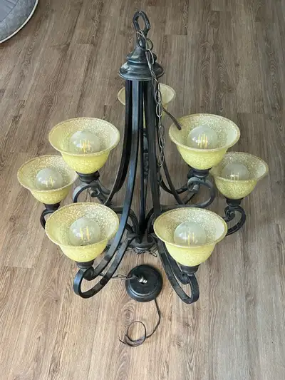 9 arm chandelier.