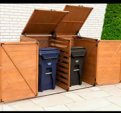 Custom Outdoor Storage Cabinets: Bin & Trash Sheds, View more