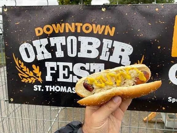 looking for the purple haired girl at st thomas Octoberfest