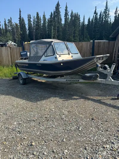 Great condition. 150h on the 105hp jet Etec.
