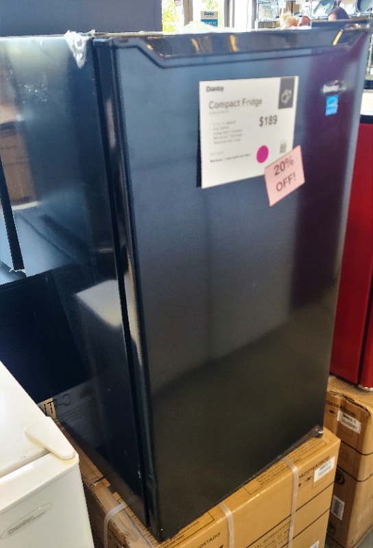 Danby 3.2 cu. ft. Compact Fridge in Black ON SALE NOW