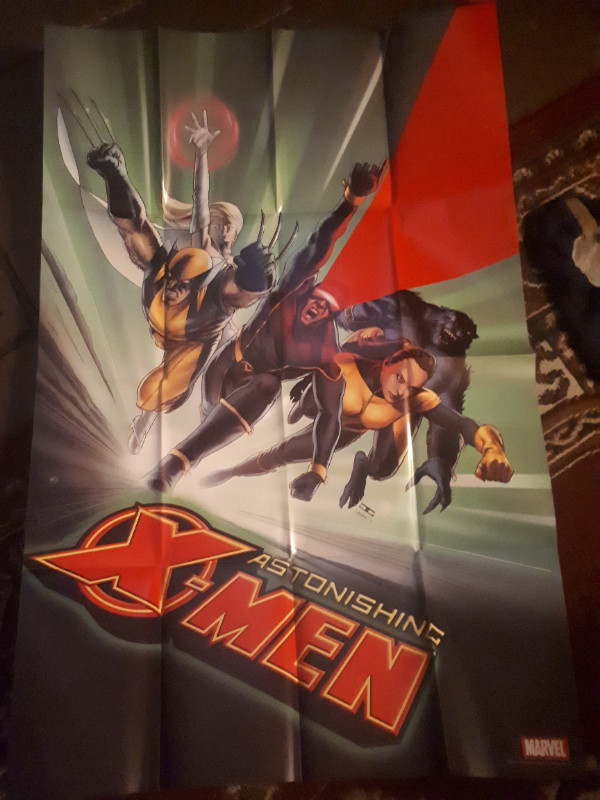 COMIC BOOK PROMO POSTERS - DC MARVEL BATMAN PREDATOR X-MEN in Arts & Collectibles in Annapolis Valley