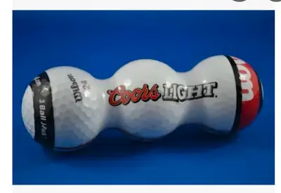 Coors Light Silver Bullet Pack of 3 Wilson Golf Balls, View more